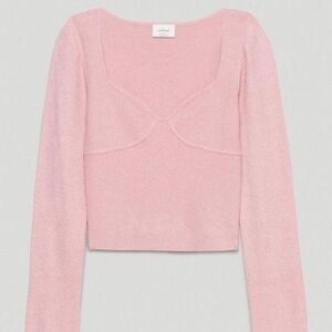 Aritzia Pink Sweater/ Wilfred